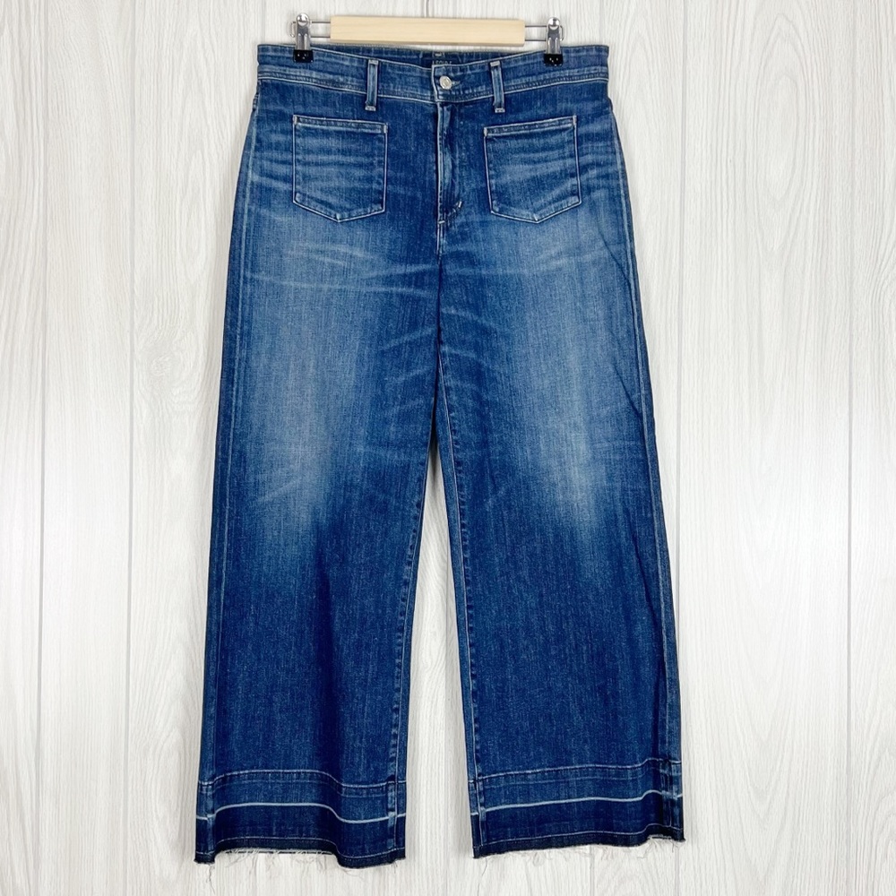 Agolde | June Wide Leg Cropped Jeans Size 30